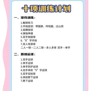 如何制定个性化的篮球技能训练计划:打造专属你的篮球之路
